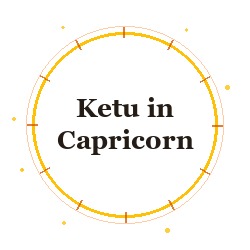 Ketu in Capricorn